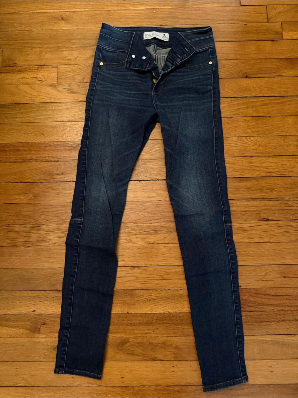 Abercrombie & Fitch Dark Indigo Skinny Jeans
